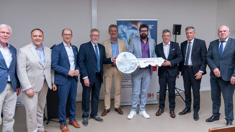 Schlüsselübergabe Sprudelhof Badehaus 5