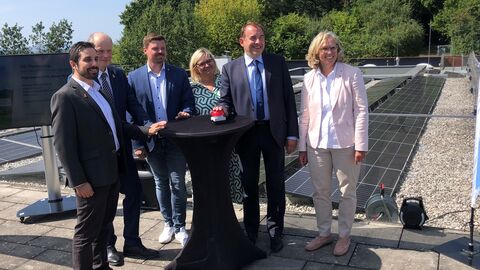 Einweihung Photovoltaikanlage Glauberg