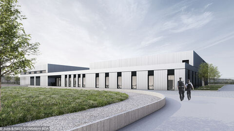 Visualisierung Raumschießanlage Bereitschaftspolizei Kassel