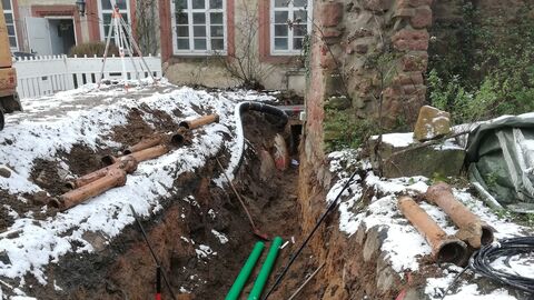 Infrastrukturarbeiten Veste Otzberg